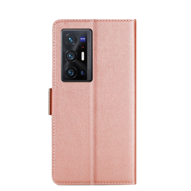 For vivo X70 Pro+ Ultra-thin Voltage Side Buckle PU + TPU Leather Phone Case