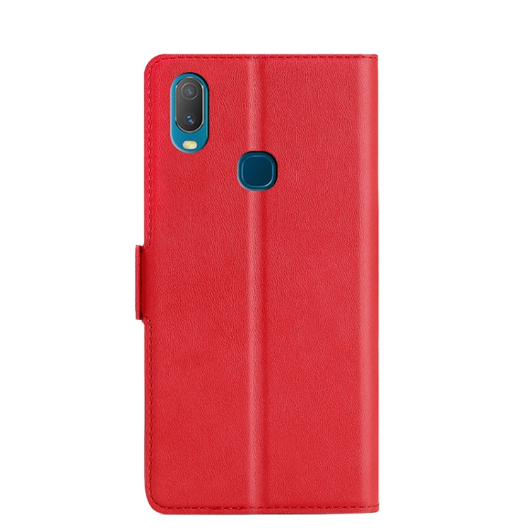 For vivo Y11 Ultra-thin Voltage Side Buckle PU + TPU Leather Phone Case
