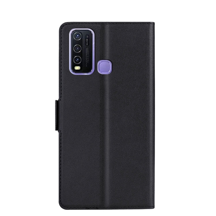 For vivo Y50 Ultra-thin Voltage Side Buckle PU + TPU Leather Phone Case