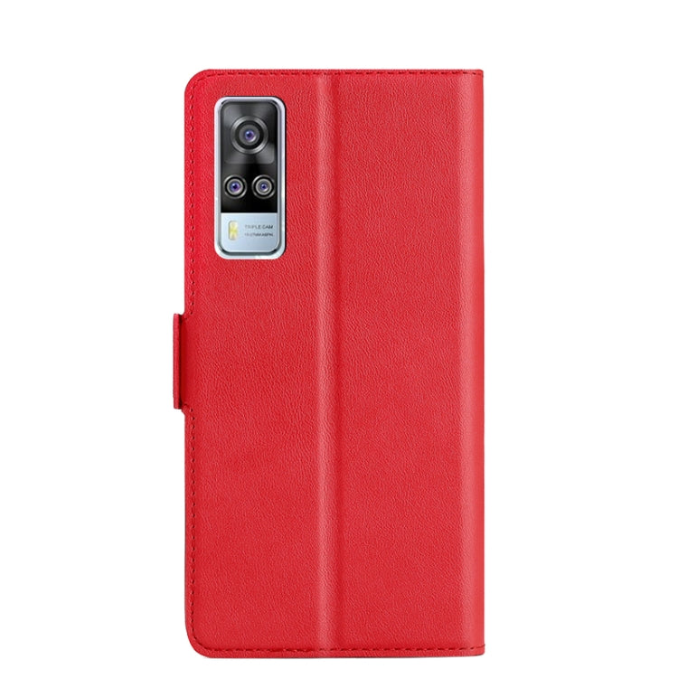 For vivo Y51 4G 2020 Ultra-thin Voltage Side Buckle PU + TPU Leather Phone Case