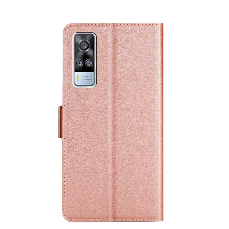 For vivo Y51 4G 2020 Ultra-thin Voltage Side Buckle PU + TPU Leather Phone Case