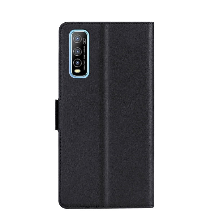 For vivo Y70s Ultra-thin Voltage Side Buckle PU + TPU Leather Phone Case