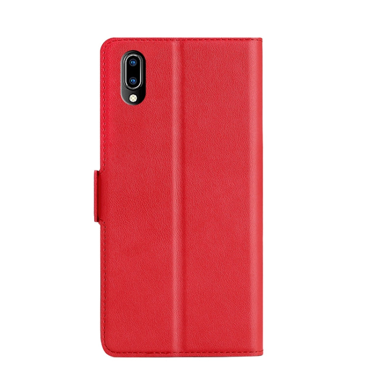 For vivo Y93 Ultra-thin Voltage Side Buckle PU + TPU Leather Phone Case