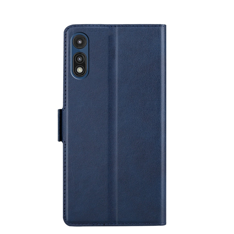 For Motorola Moto E 2020 Ultra-thin Voltage Side Buckle PU + TPU Leather Phone Case