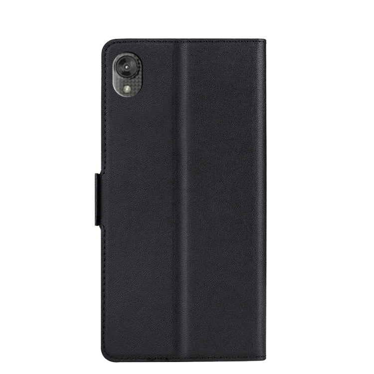 For Motorola Moto E6 Ultra-thin Voltage Side Buckle PU + TPU Leather Phone Case