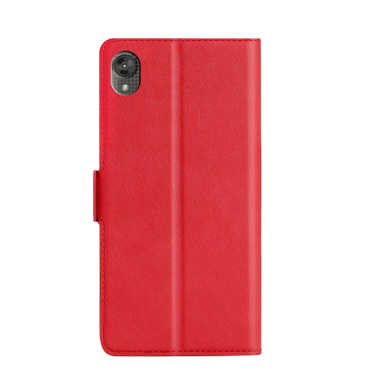 For Motorola Moto E6 Ultra-thin Voltage Side Buckle PU + TPU Leather Phone Case