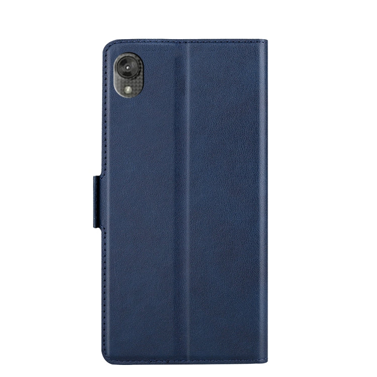 For Motorola Moto E6 Ultra-thin Voltage Side Buckle PU + TPU Leather Phone Case