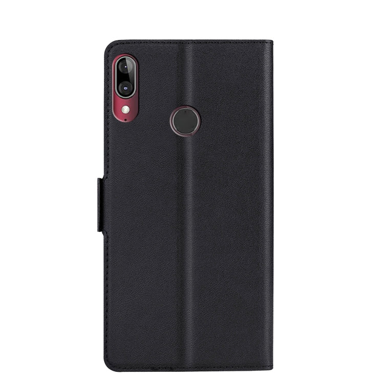 For Motorola Moto E6 Plus Ultra-thin Voltage Side Buckle PU + TPU Leather Phone Case