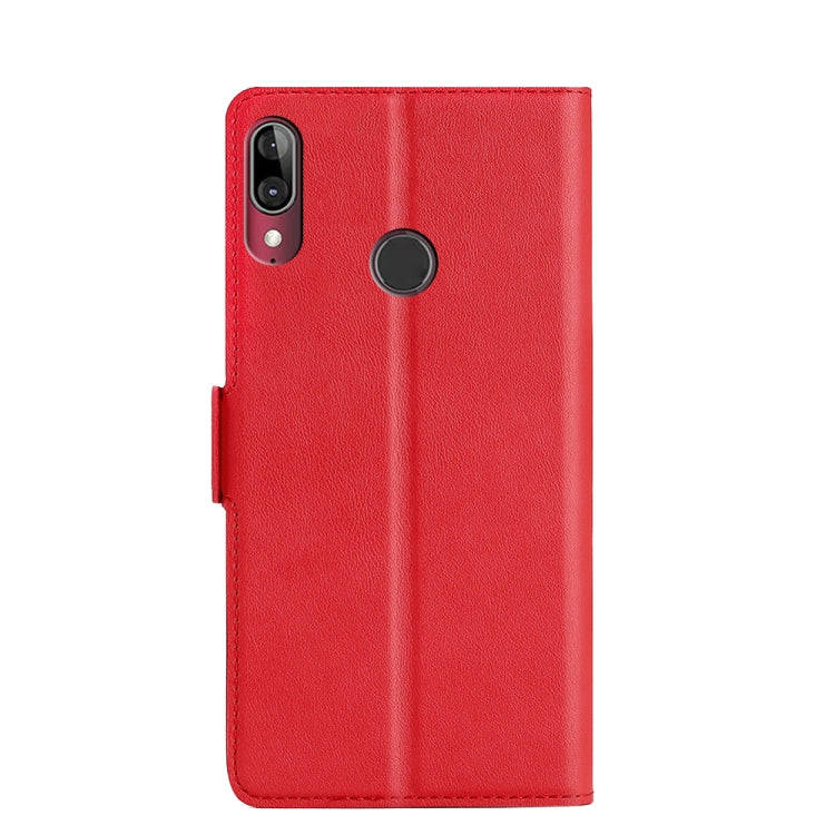 For Motorola Moto E6 Plus Ultra-thin Voltage Side Buckle PU + TPU Leather Phone Case