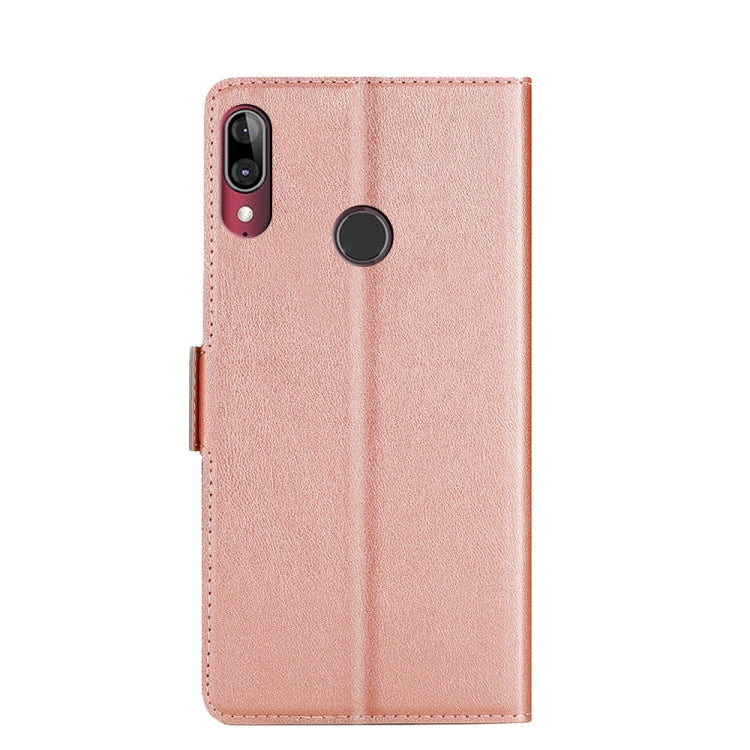 For Motorola Moto E6 Plus Ultra-thin Voltage Side Buckle PU + TPU Leather Phone Case