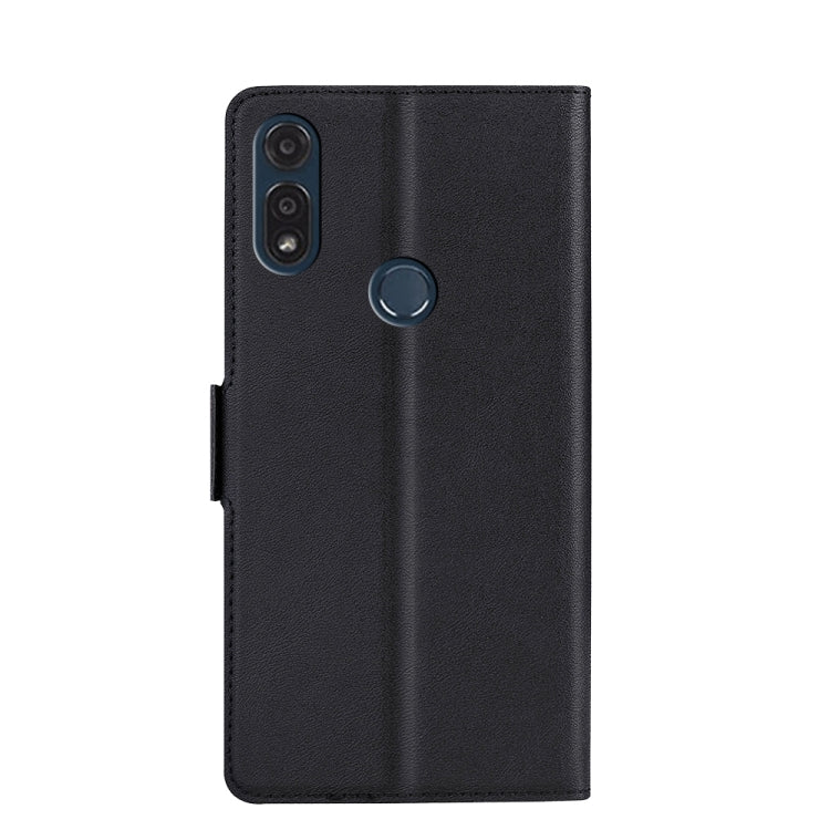 For Motorola Moto E7i Power Ultra-thin Voltage Side Buckle PU + TPU Leather Phone Case