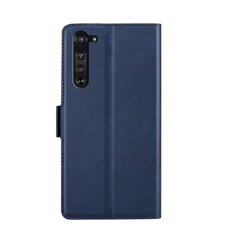 For Motorola Edge Ultra-thin Voltage Side Buckle PU + TPU Leather Phone Case