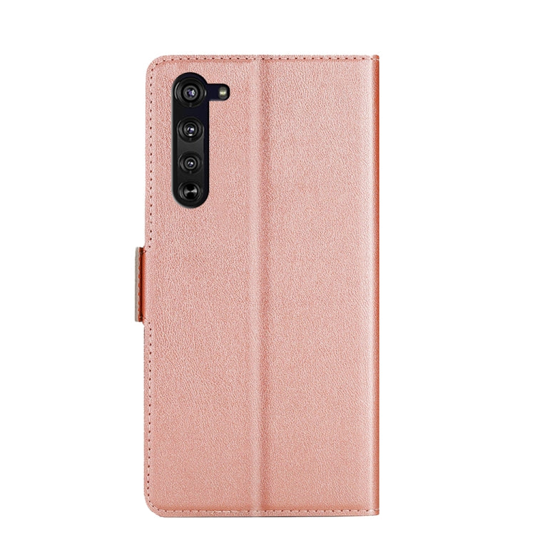 For Motorola Edge Ultra-thin Voltage Side Buckle PU + TPU Leather Phone Case