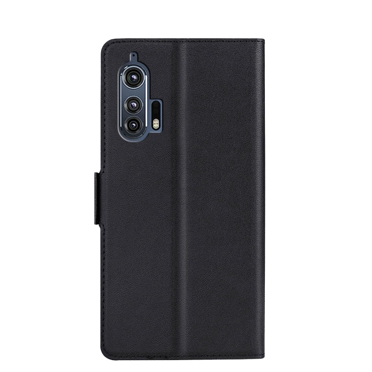 For Motorola Edge+ 2020 Ultra-thin Voltage Side Buckle PU + TPU Leather Phone Case