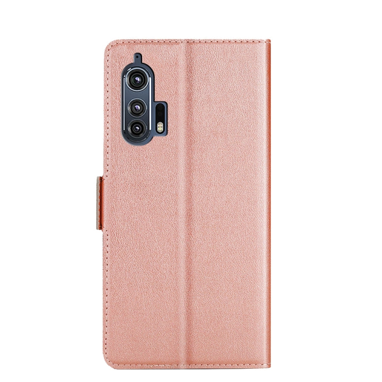 For Motorola Edge+ 2020 Ultra-thin Voltage Side Buckle PU + TPU Leather Phone Case