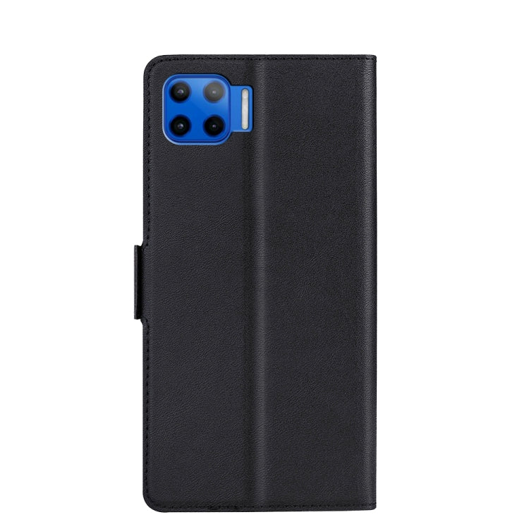 For Motorola Moto G 5G Plus Ultra-thin Voltage Side Buckle PU + TPU Leather Phone Case