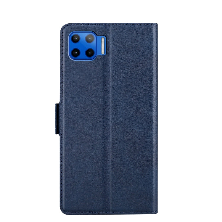 For Motorola Moto G 5G Plus Ultra-thin Voltage Side Buckle PU + TPU Leather Phone Case