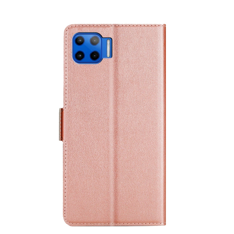 For Motorola Moto G 5G Plus Ultra-thin Voltage Side Buckle PU + TPU Leather Phone Case