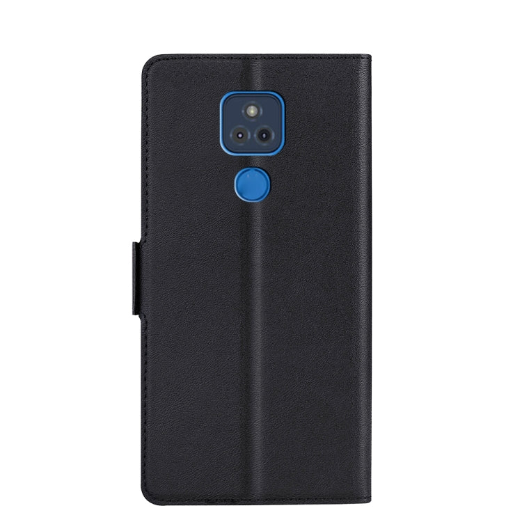 For Motorola Moto G Play 2021 Ultra-thin Voltage Side Buckle PU + TPU Leather Phone Case