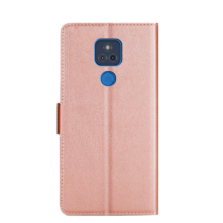For Motorola Moto G Play 2021 Ultra-thin Voltage Side Buckle PU + TPU Leather Phone Case