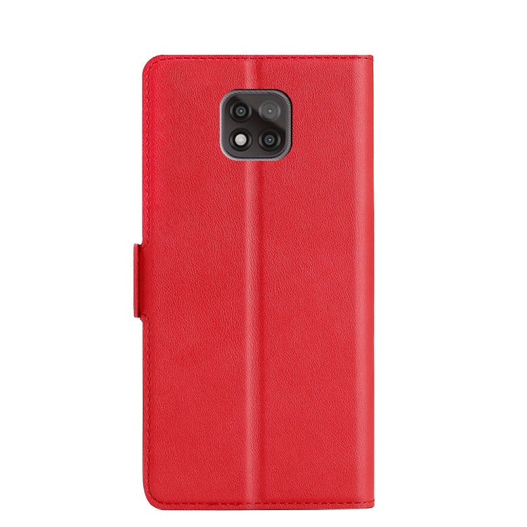 For Motorola Moto G Power 2021 Ultra-thin Voltage Side Buckle PU + TPU Leather Phone Case