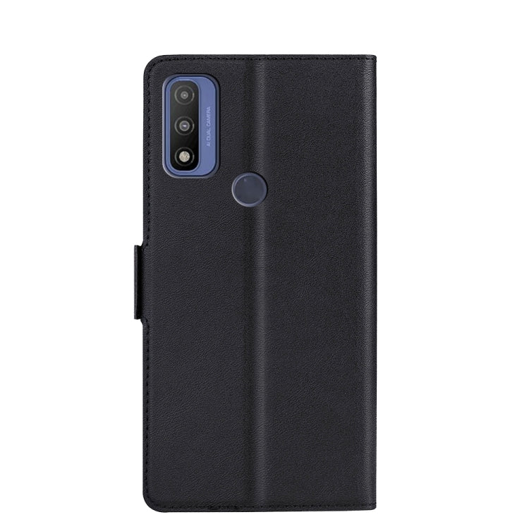 For Motorola Moto G Pure Ultra-thin Voltage Side Buckle PU + TPU Leather Phone Case