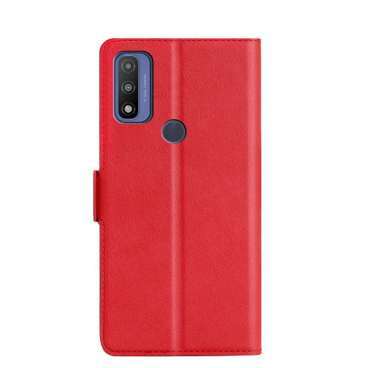 For Motorola Moto G Pure Ultra-thin Voltage Side Buckle PU + TPU Leather Phone Case