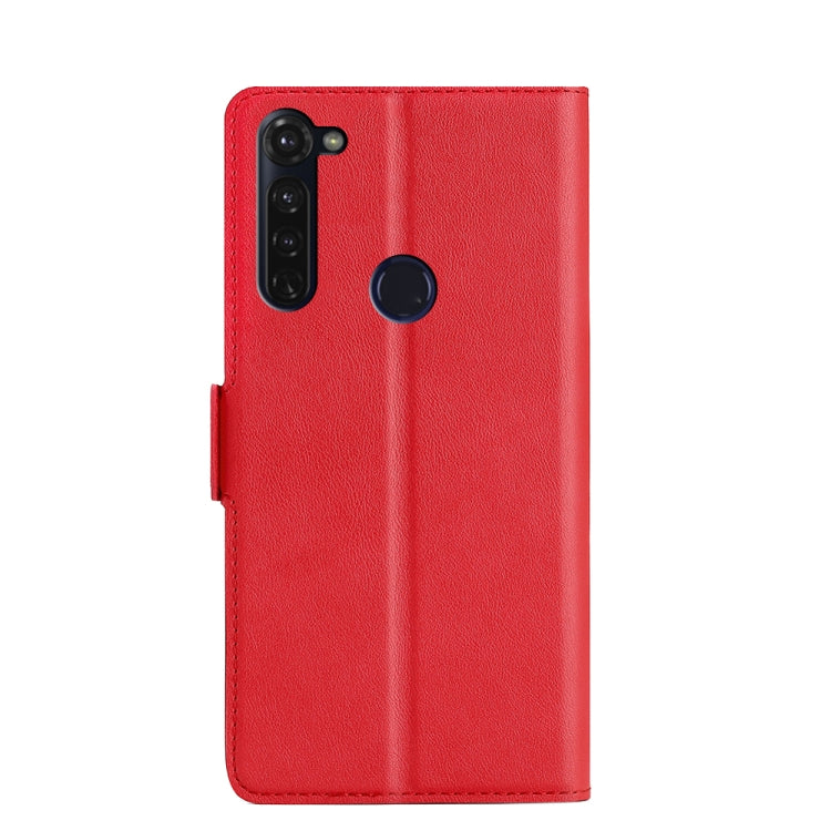 For Motorola Moto G Stylus Ultra-thin Voltage Side Buckle PU + TPU Leather Phone Case
