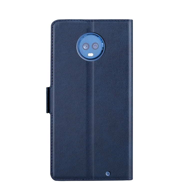 For Motorola Moto G6 Plus Ultra-thin Voltage Side Buckle PU + TPU Leather Phone Case