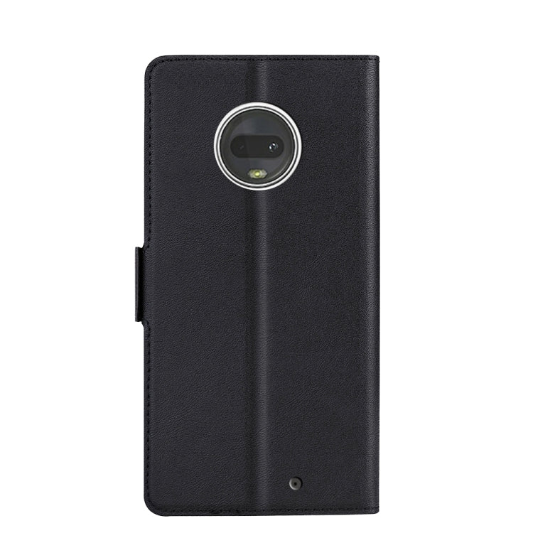 For Motorola Moto G7 Ultra-thin Voltage Side Buckle PU + TPU Leather Phone Case