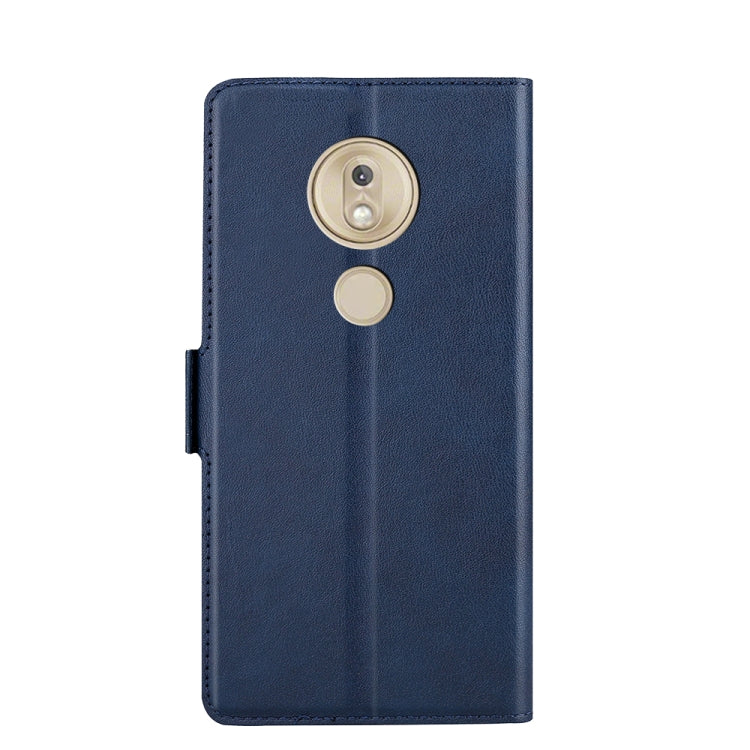 For Motorola Moto G7 Play EU Version Ultra-thin Voltage Side Buckle PU + TPU Leather Phone Case