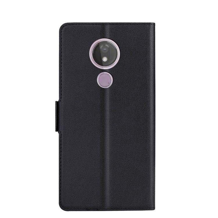 For Motorola Moto G7 Power EU Version Ultra-thin Voltage Side Buckle PU + TPU Leather Phone Case