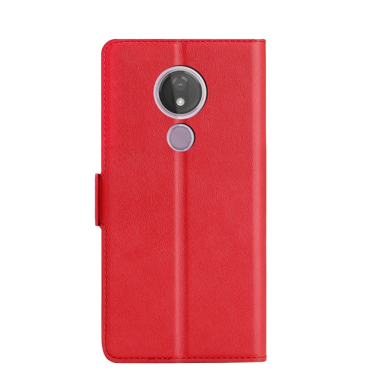 For Motorola Moto G7 Power EU Version Ultra-thin Voltage Side Buckle PU + TPU Leather Phone Case
