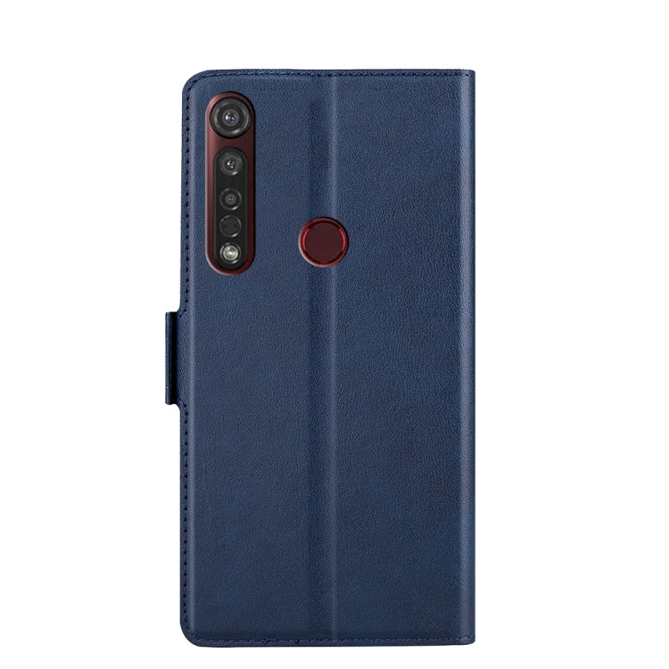 For Motorola Moto G8 Plus Ultra-thin Voltage Side Buckle PU + TPU Leather Phone Case