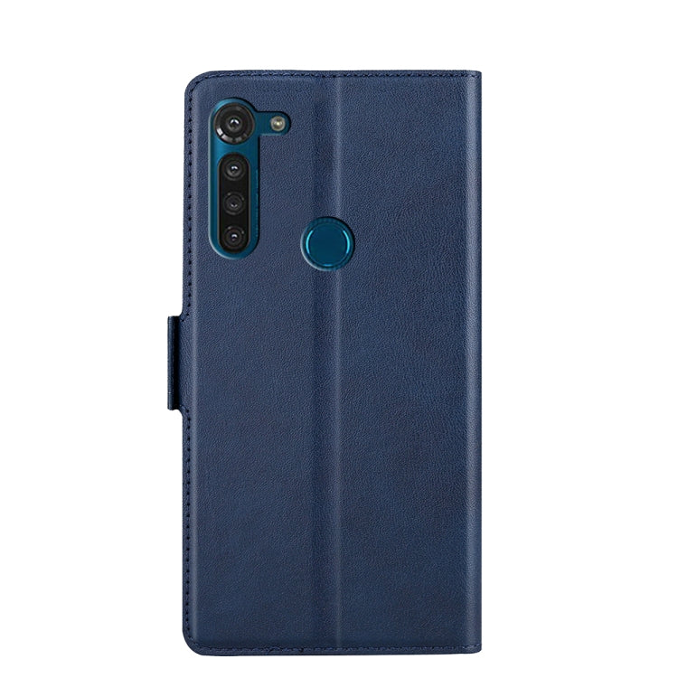 For Motorola Moto G8 Power Ultra-thin Voltage Side Buckle PU + TPU Leather Phone Case