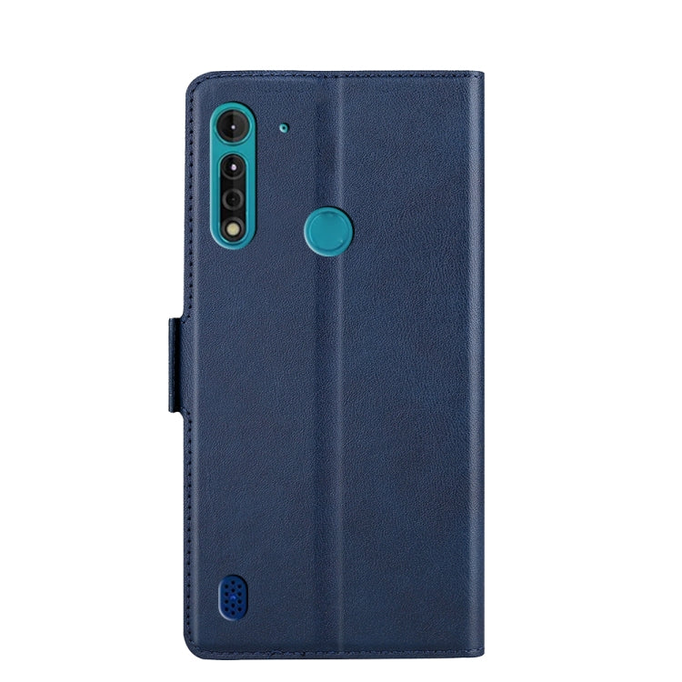 For Motorola Moto G8 Power Lite Ultra-thin Voltage Side Buckle PU + TPU Leather Phone Case