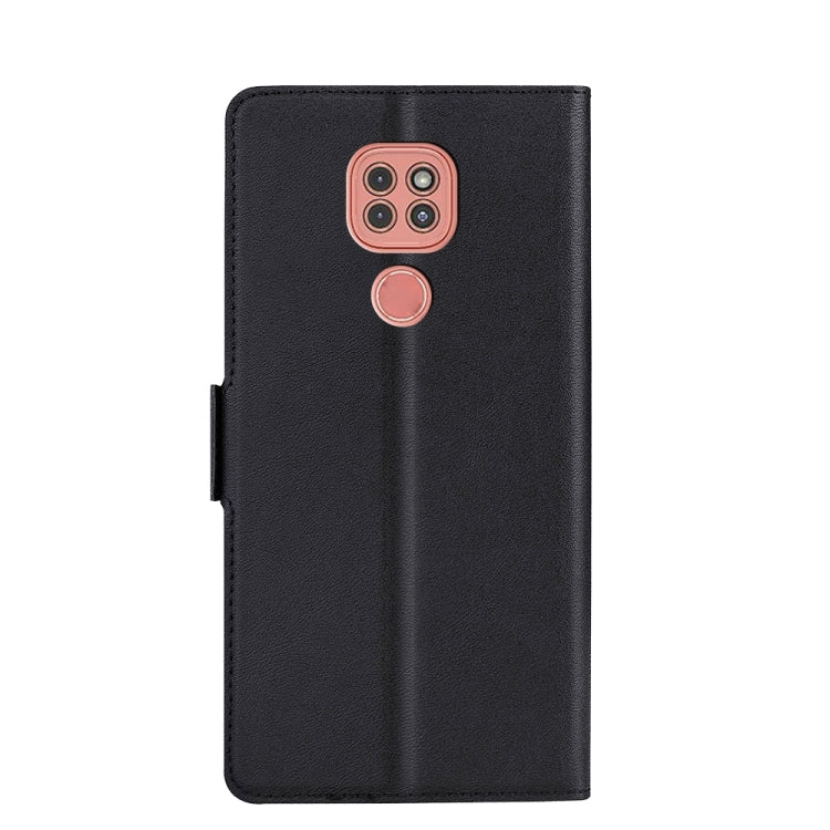 For Motorola Moto G9 Play Ultra-thin Voltage Side Buckle PU + TPU Leather Phone Case