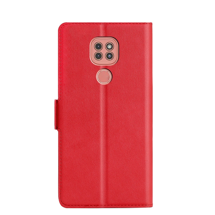 For Motorola Moto G9 Play Ultra-thin Voltage Side Buckle PU + TPU Leather Phone Case