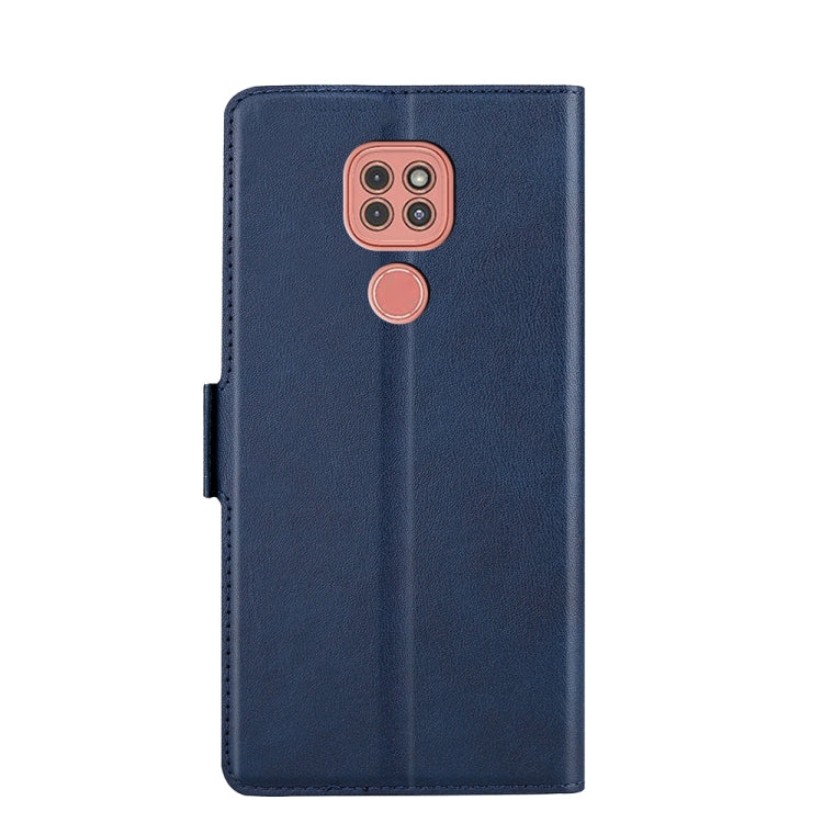 For Motorola Moto G9 Play Ultra-thin Voltage Side Buckle PU + TPU Leather Phone Case