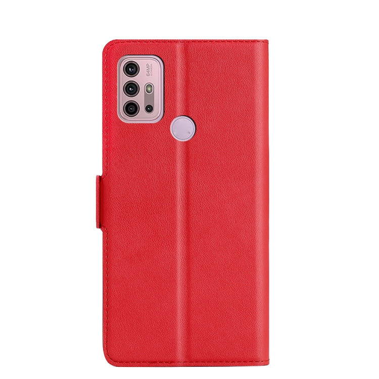For Motorola Moto G30 Ultra-thin Voltage Side Buckle PU + TPU Leather Phone Case