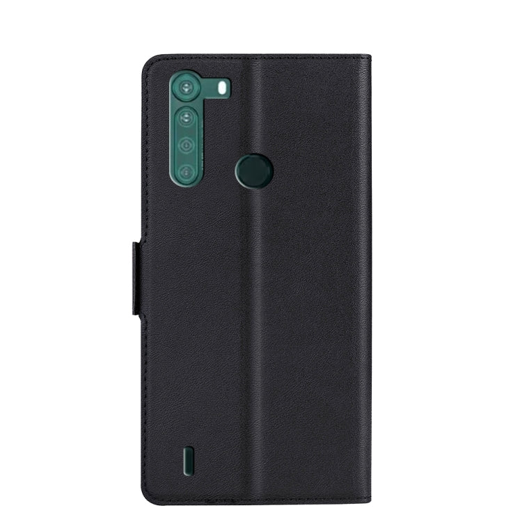 For Motorola One Fusion Ultra-thin Voltage Side Buckle PU + TPU Leather Phone Case