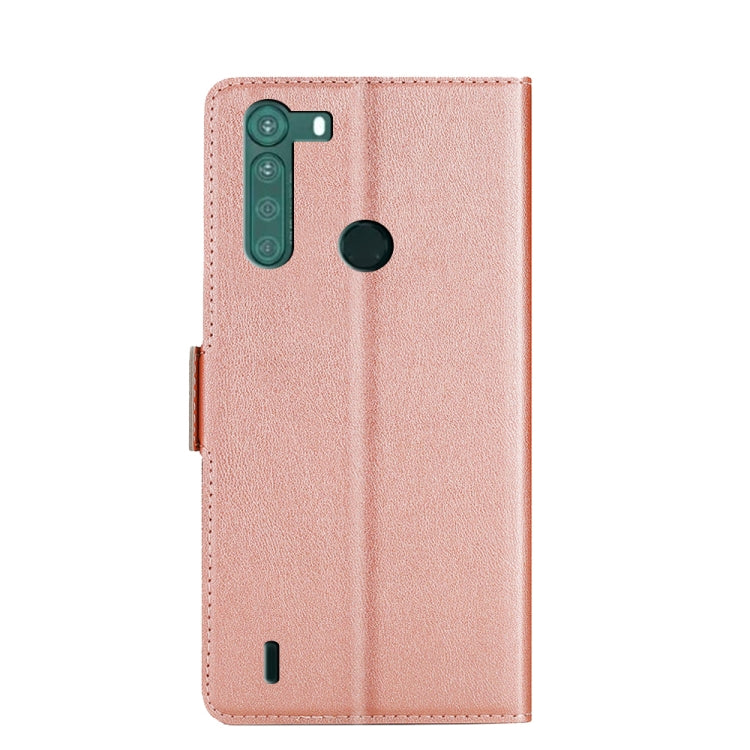 For Motorola One Fusion Ultra-thin Voltage Side Buckle PU + TPU Leather Phone Case