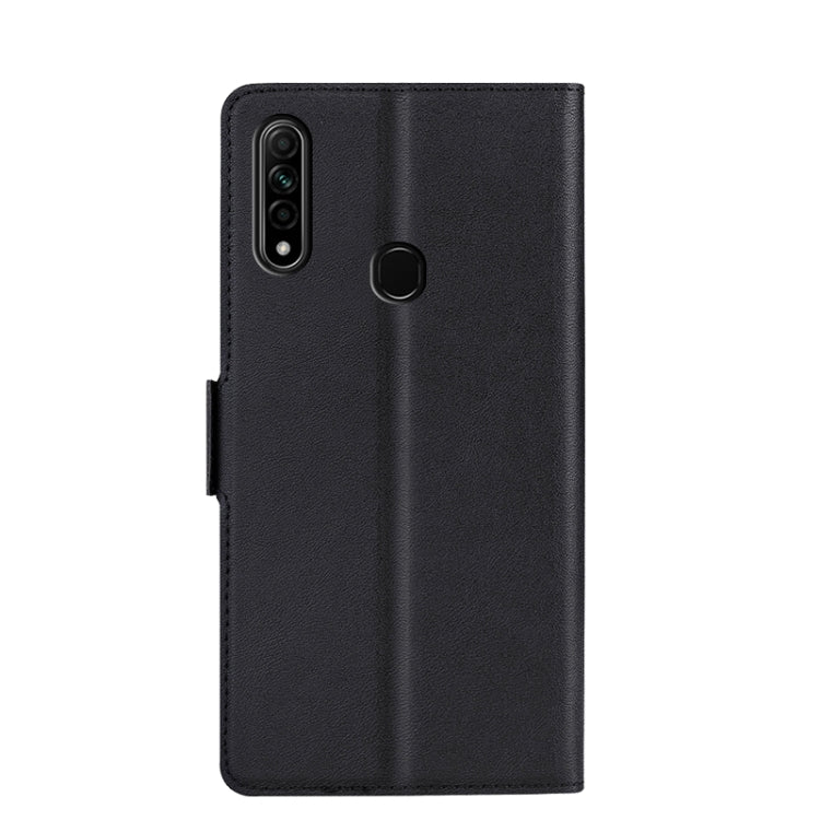 For OPPO A8 / A31 2020 Ultra-thin Voltage Side Buckle PU + TPU Leather Phone Case