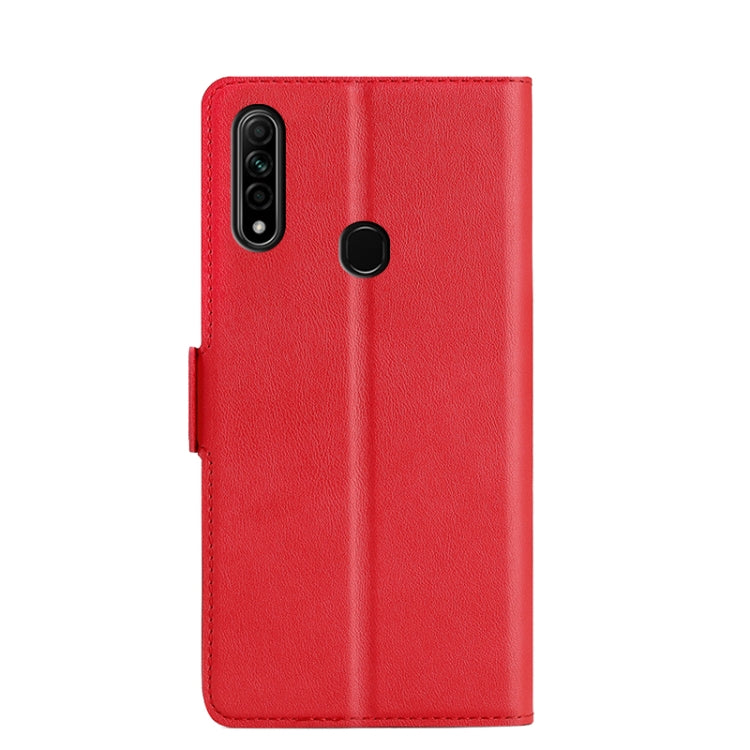 For OPPO A8 / A31 2020 Ultra-thin Voltage Side Buckle PU + TPU Leather Phone Case