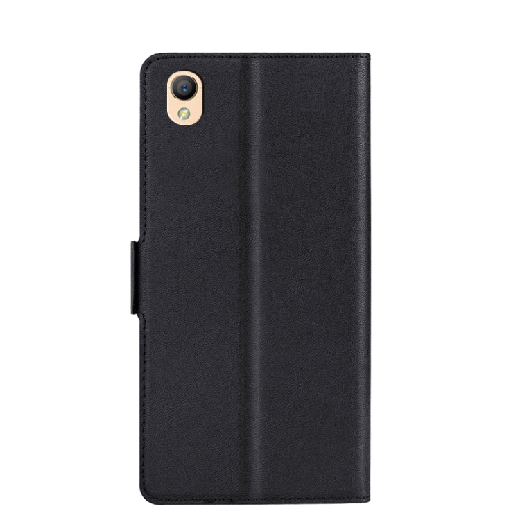 For OPPO A37 Ultra-thin Voltage Side Buckle PU + TPU Leather Phone Case