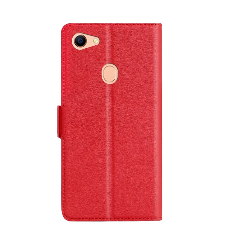 For OPPO A73 Ultra-thin Voltage Side Buckle PU + TPU Leather Phone Case