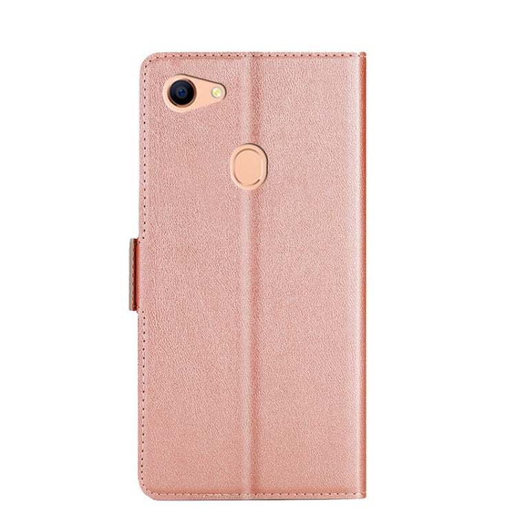 For OPPO A73 Ultra-thin Voltage Side Buckle PU + TPU Leather Phone Case