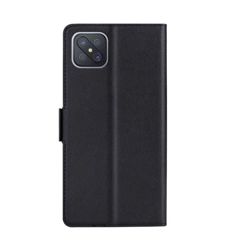 For OPPO A92s Ultra-thin Voltage Side Buckle PU + TPU Leather Phone Case