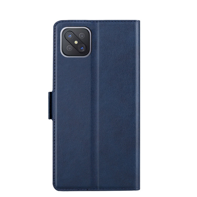 For OPPO A92s Ultra-thin Voltage Side Buckle PU + TPU Leather Phone Case