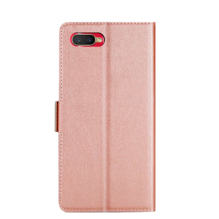 For OPPO A5s Ultra-thin Voltage Side Buckle PU + TPU Leather Phone Case